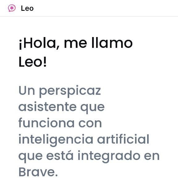 Leo, el asistente de inteligencia artificial de Brave llega a Android